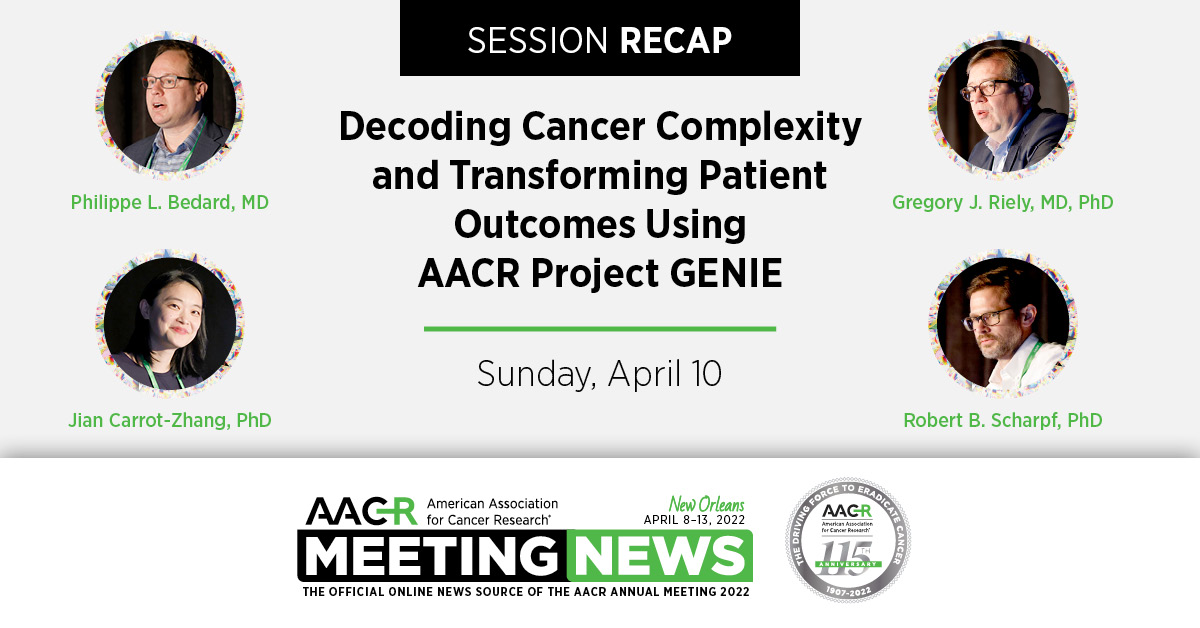 AACR Project GENIE registry is building a wealth of data to help